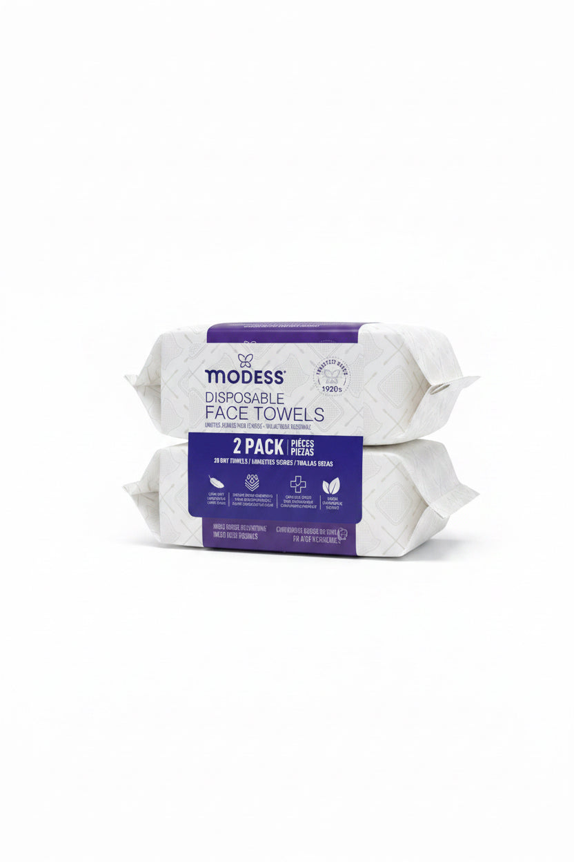 Modess Disposable Dry Face Towels