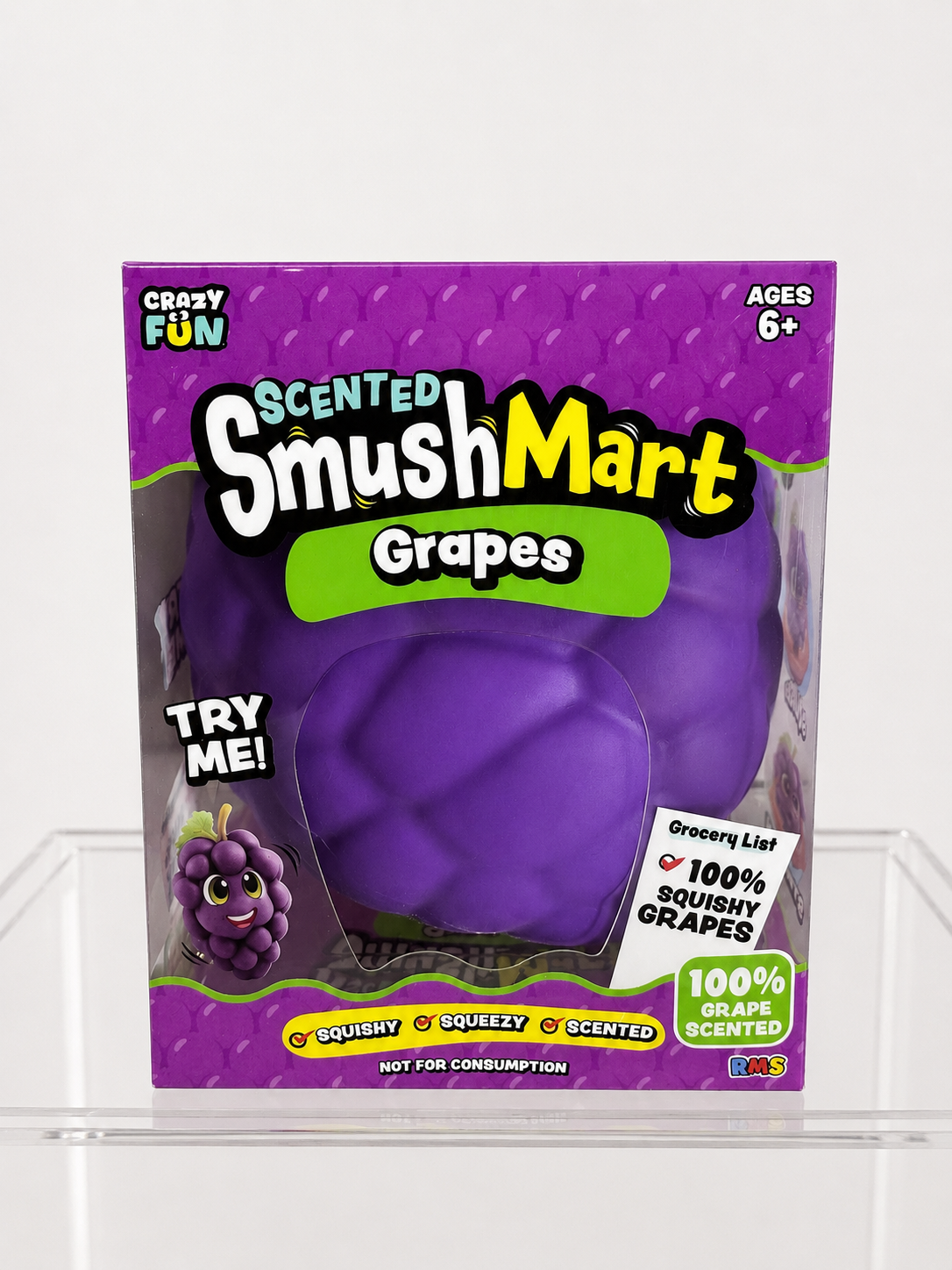 SmushMart Jumbo Scented Grapes Squishy