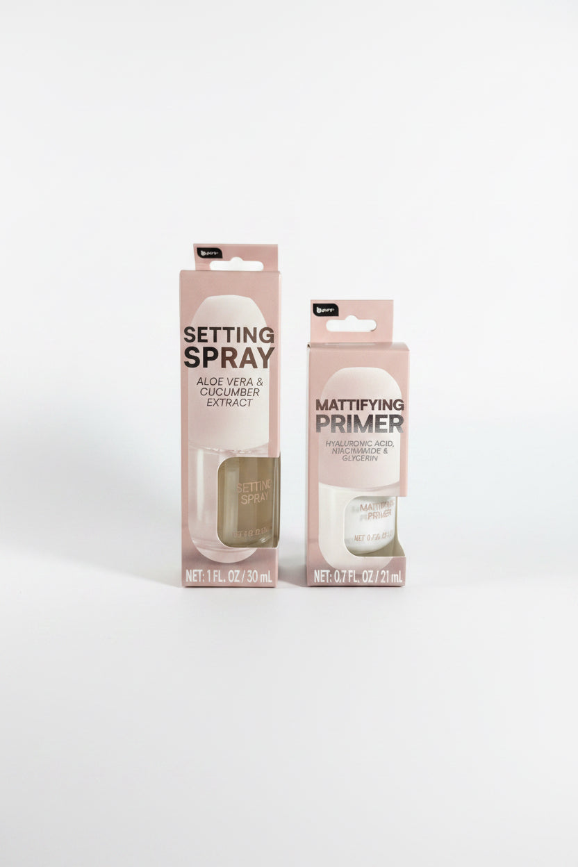 B•Pure Mattifying Primer + Setting Spray Set