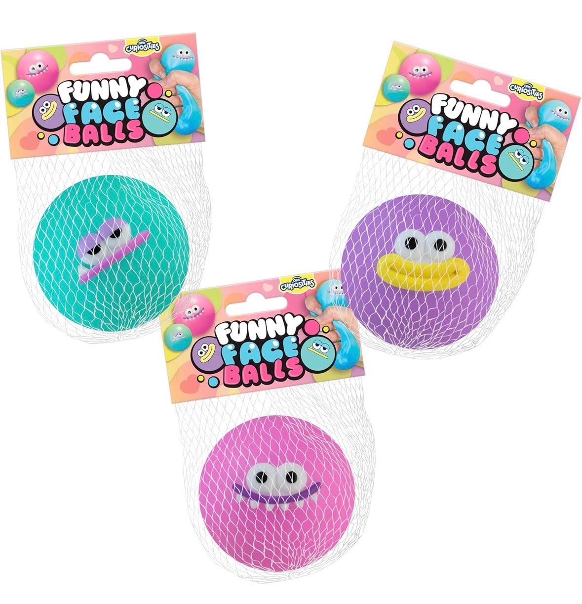 ORB Easy Squeezy Funny Face Squishy Extra Soft Marshmallow Squish