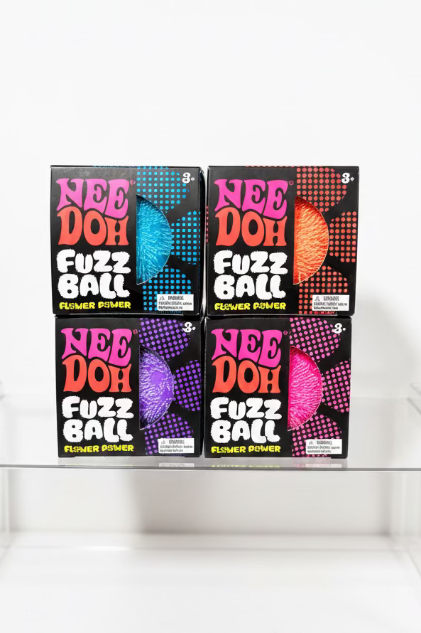 Needoh Fuzz Ball Flower Power