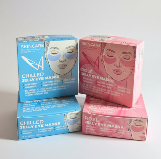 Chilled and Rose Jelly Eye Mask Set