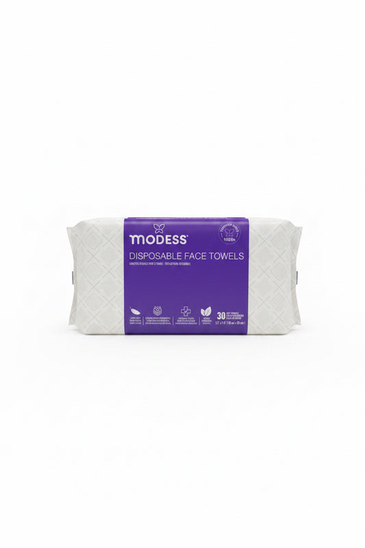 Modess Disposable Dry Face Towels