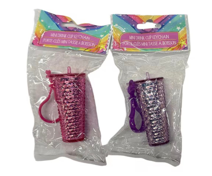 Mini Drink Cup Keychain Charm
