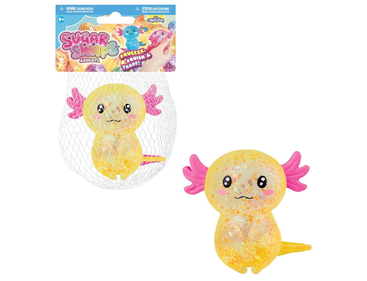Sugar Swaps Glitter Axolotl Sugar Squishy *Preorder Only* Ships 6/20