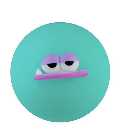 ORB Easy Squeezy Funny Face Squishy Extra Soft Marshmallow Squish