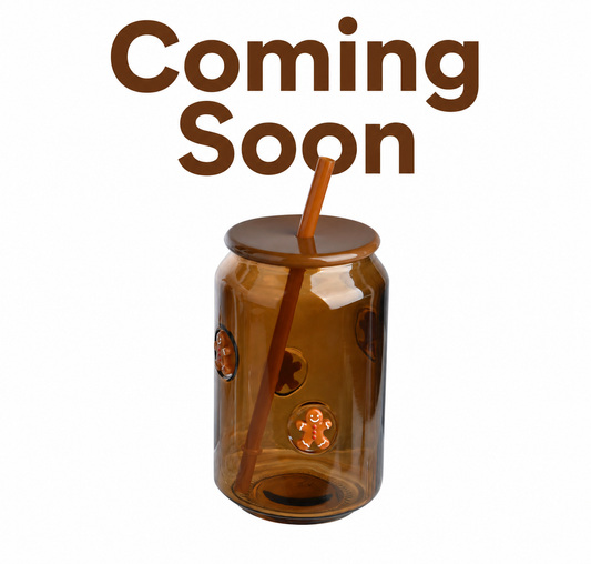 Gingerbread Man Glass Tumbler